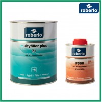 ROBERLO MULTYFILLER PLUS Z-4 Грунт-наполнитель, темно-серый 1 л + F500 отвердитель 0,25 л (комплект)