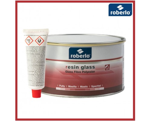 ROBERLO RESIN GLASS Шпатлевка со стекловолокном 1,5 кг