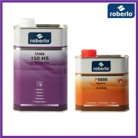 ROBERLO UNIX 150 HS Акриловый лак 1 л + P6000 быстрый отвердитель 0,5 л (комплект)