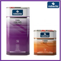ROBERLO UNIX 150 HS Акриловый лак 5 л + P6000 быстрый отвердитель 2,5 л (комплект)